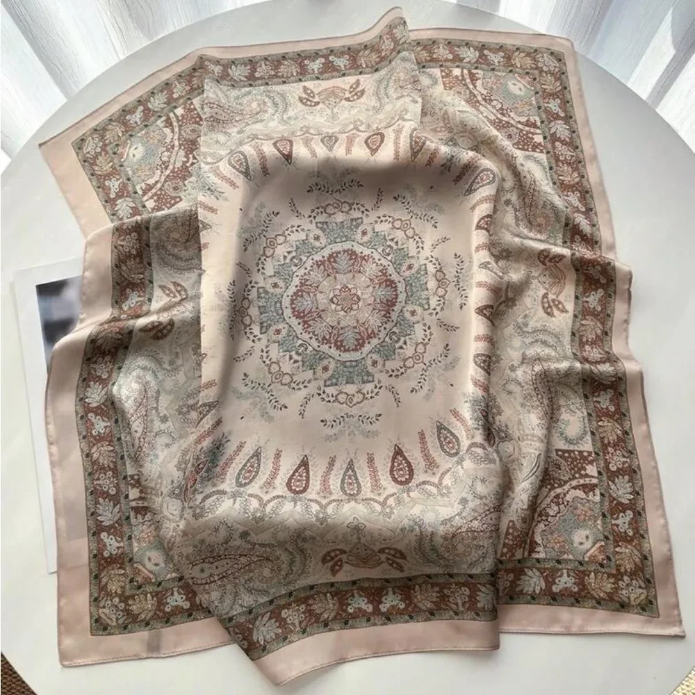Cream Paisley Scarf in A1575